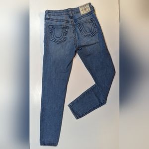 True Religion Halle Mid Rise Super Skinny size 27
